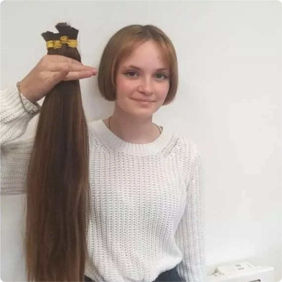 Продать волосы в Дюртюлях: детские волосы брюнет - фото 2